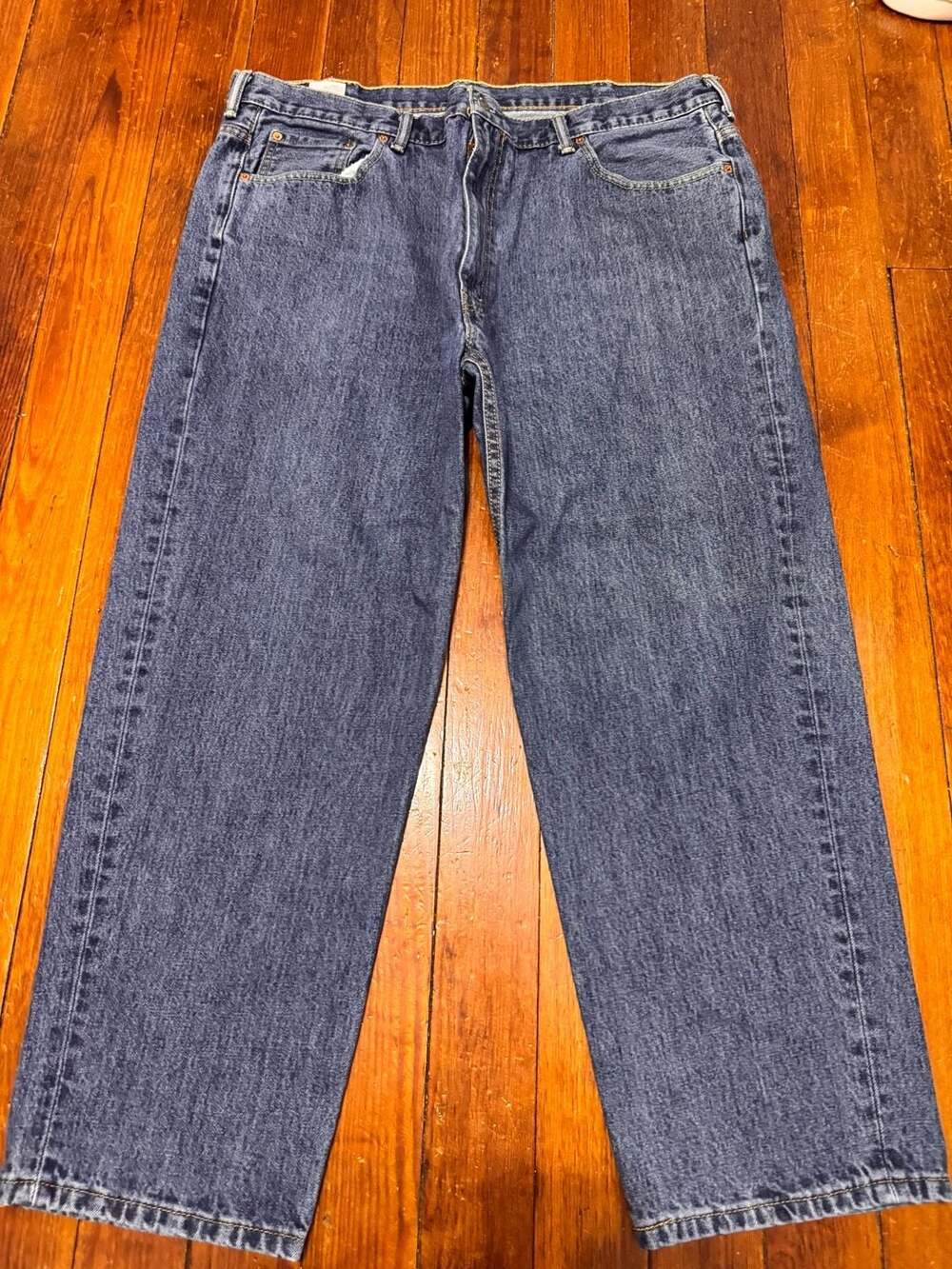 Levi's 550 Relaxed Fit Tapered Leg Men's Jeans Blue Size W44 L30